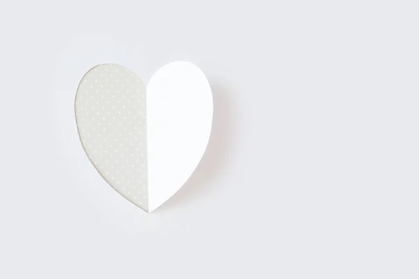Papier Herz Aus Papier Geschnitten — Stockfoto