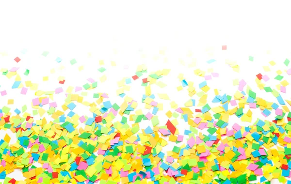 Frame Made Colored Confetti — Stock Photo, Image