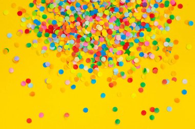 Doğum günü, parti ve yeni yıl için parlak dekor.