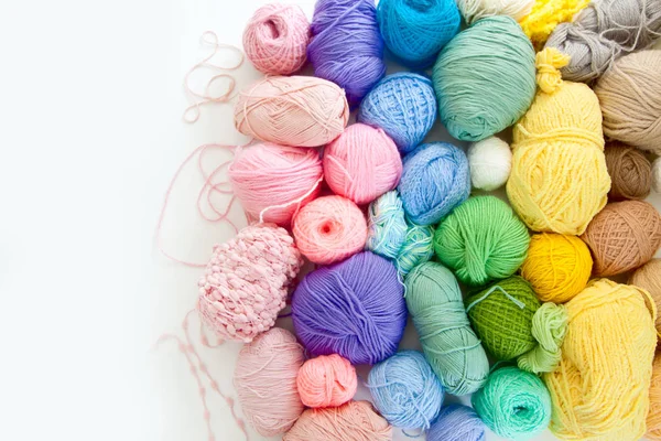 Benang Warna Untuk Knittin — Stok Foto