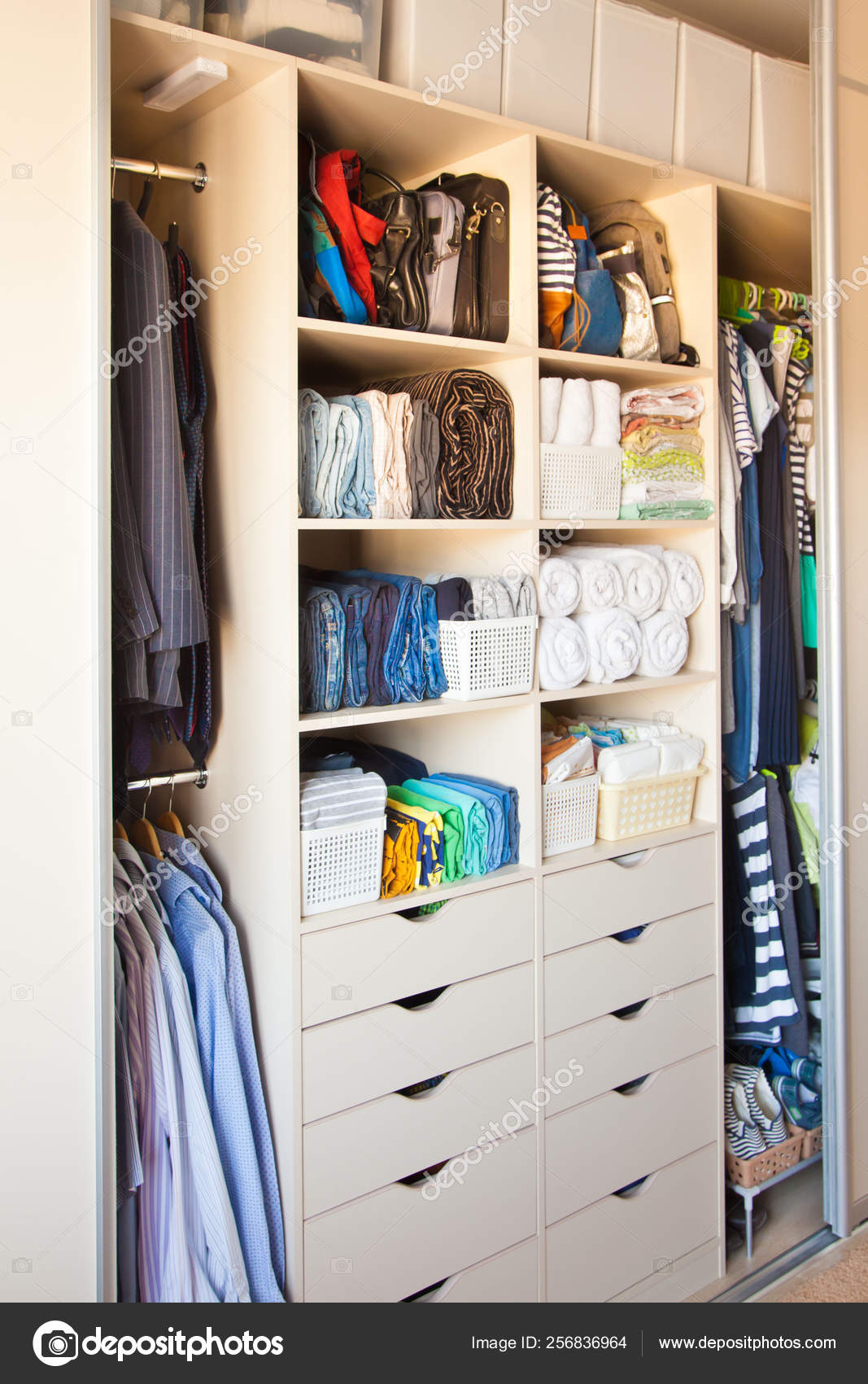 Clothing Lying In The Drawer In The Wardrobe T Shirts For Women