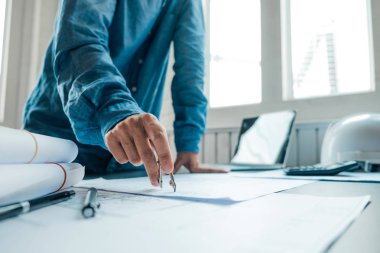 mühendisler çizim tasarım bu için plan üzerinde bina işaret