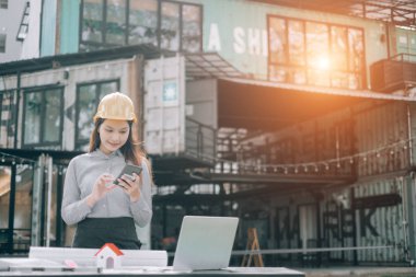 mühendisler çizim tasarım bu için plan üzerinde bina işaret