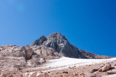 Fisht Dağı'ndan manzara, Kafkasya, gökyüzü, buzul, manzara