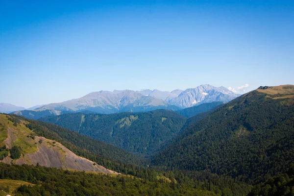 Fisht Dağı'ndan manzara, Kafkasya, gökyüzü, buzul, manzara