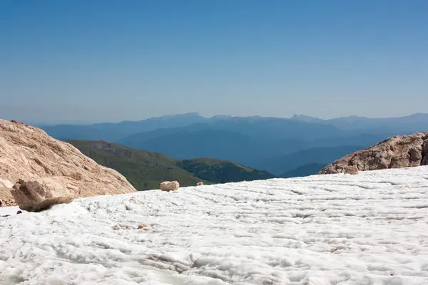 Fisht Dağı'ndan manzara, Kafkasya, gökyüzü, buzul, manzara
