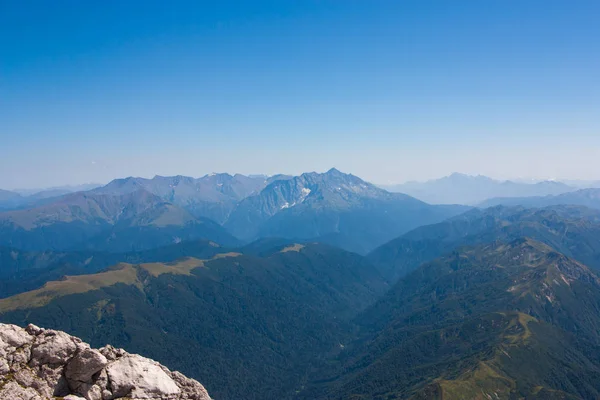 Fisht Dağı'ndan manzara, Kafkasya, gökyüzü, buzul, manzara