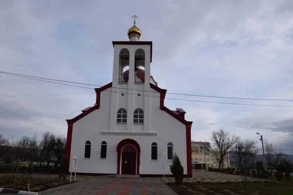 Iglesia Ortodoxa Pueblo Natukhaevskaya — Foto de Stock