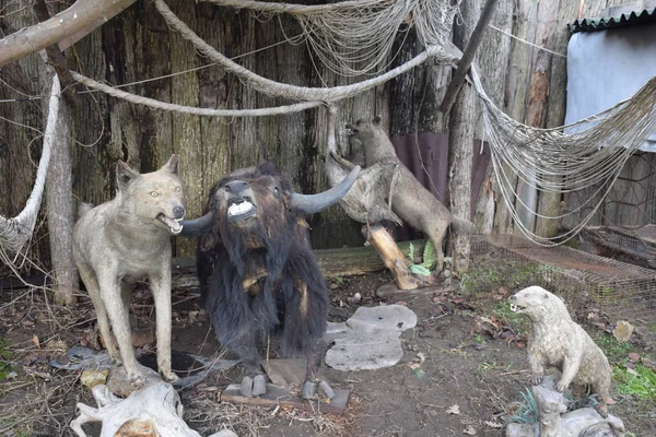 Dekoratif manzara hayvan figürleri