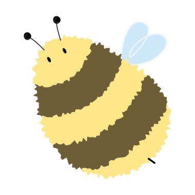 Beyaz arka planda 11 numara şirin, vektör illüstrasyonu.