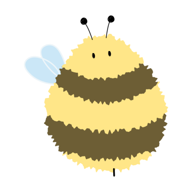 Bee Single 5 cute, PNG illustration.