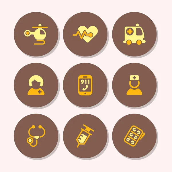Health medical emergency vector icons healthcare medication drug laboratory science chemical capsule