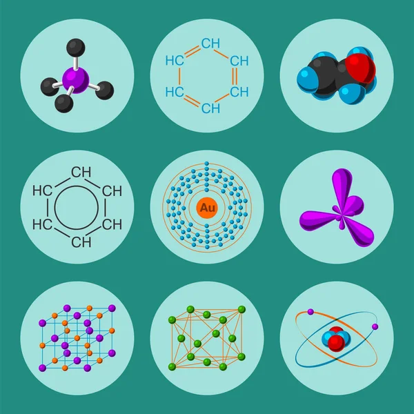 Structure moléculaire évolution médicale vie biotechnologie microbiologie formule vectorielle illustration . — Image vectorielle