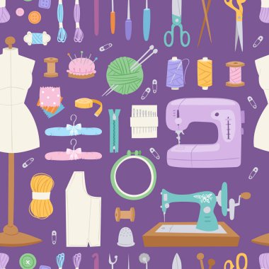 İğne ekipman vektör Dikişsiz desen arka dikiş nakış fantezi-çalışma ince iğne-iş hobi aksesuarları