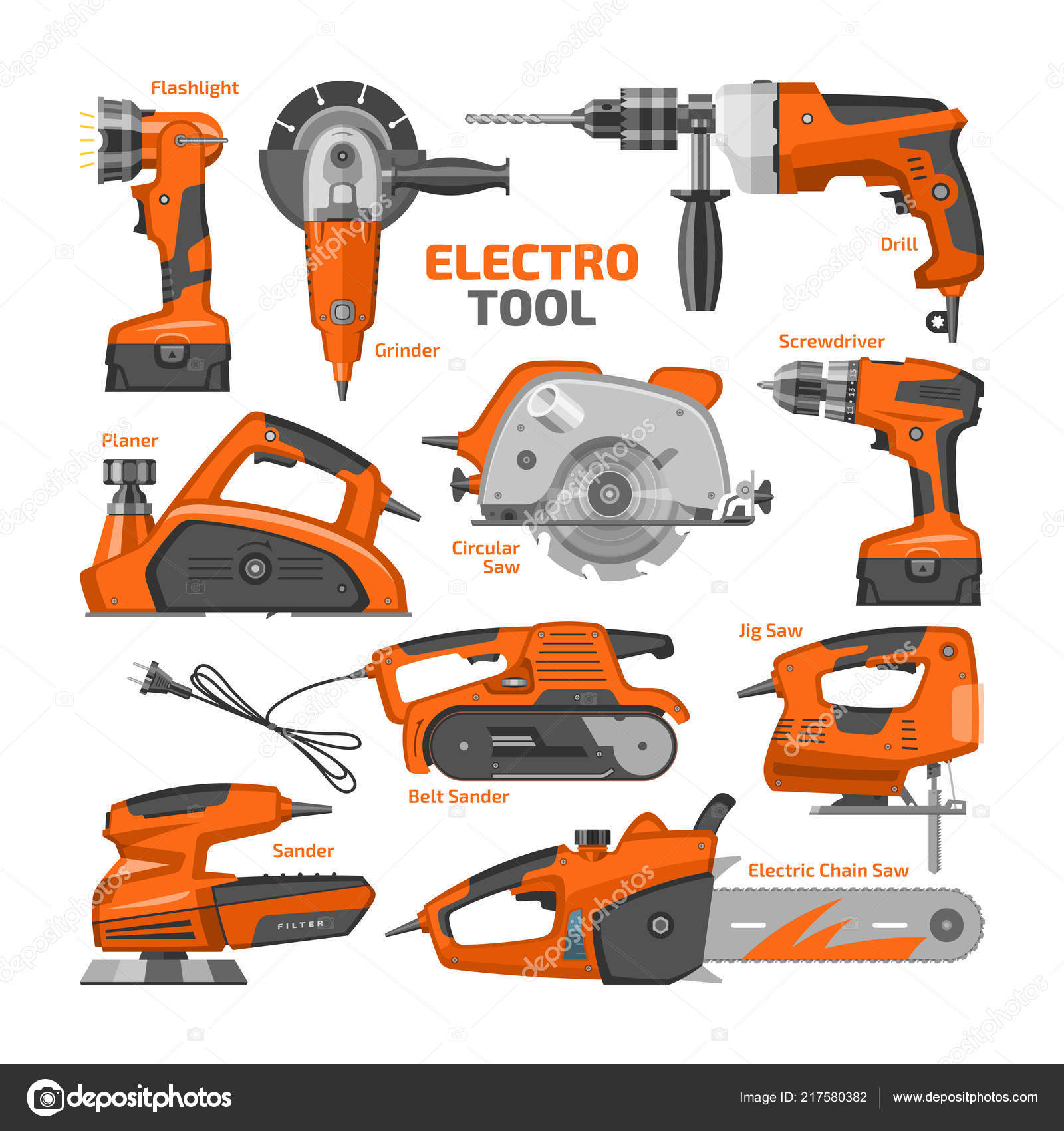 power tools background