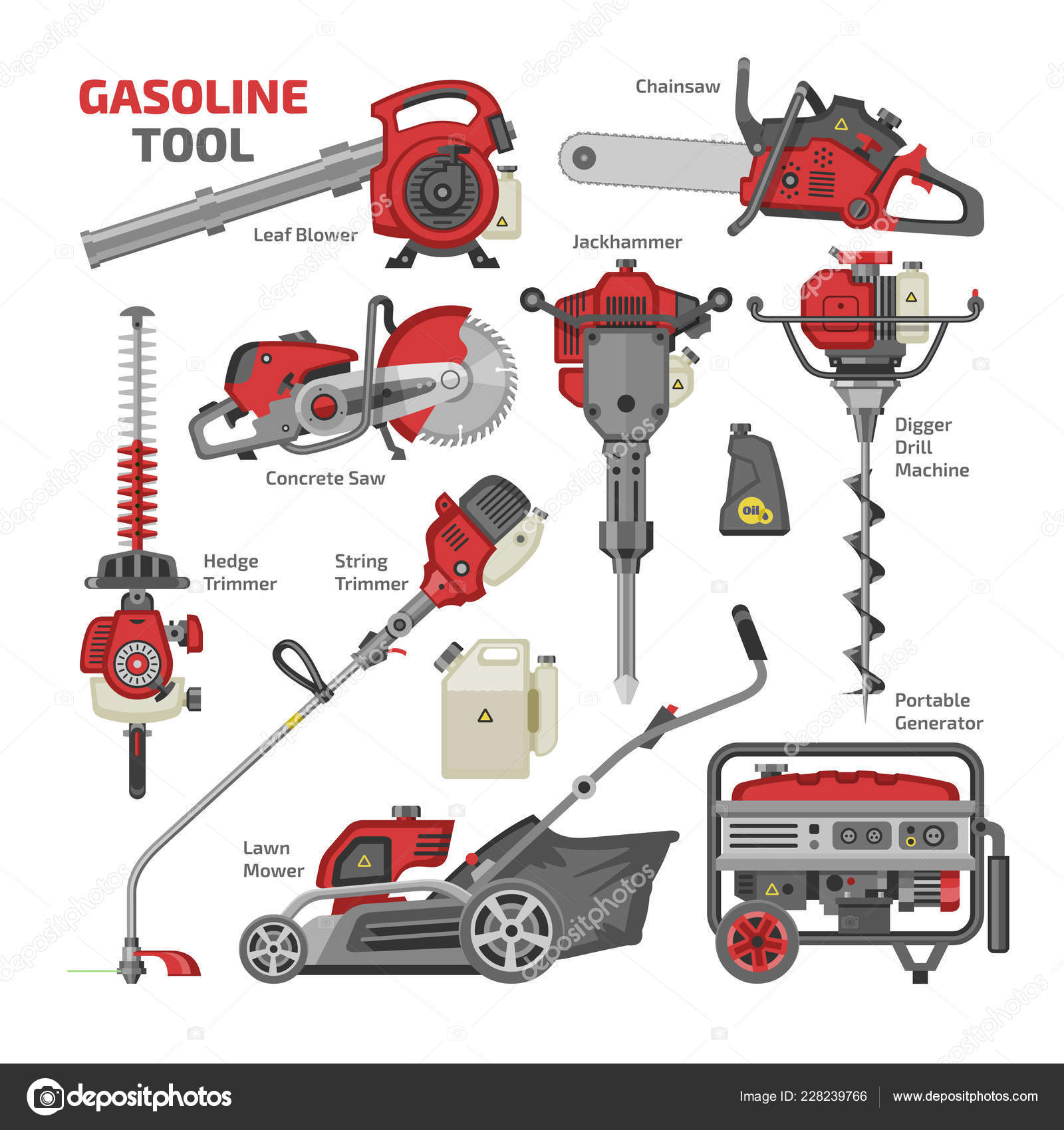 T filter tommelfinger Power tools vector electric construction equipment circular-saw and  gardening lawn mower trimmer leaf-blower illustration machinery set of  jackhammer drill machine isolated on white background Stock Vector by  ©VectorShow 228239766