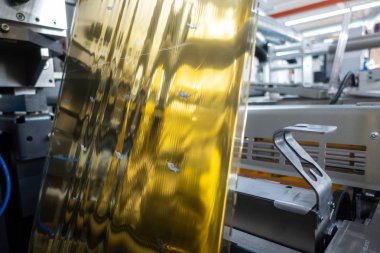 Industrial Label Printing Equipment, Closeup Detail