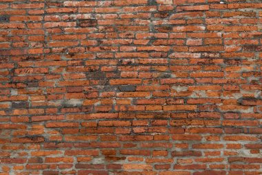 arka plan eski Antik tuğla duvarın Ayutthaya geçmiş Park, Ayutthaya Bölgesi, Tayland.