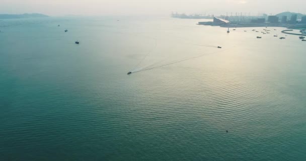 Dokkok a Shenzhen Kínában — Stock videók