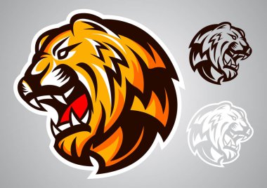 kaplan-baş-logo-vektör-amblem