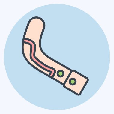 Simge Kollu Tatto. Dövme sembolüyle ilgili. renk arkadaşı stili. dizayn edilebilir