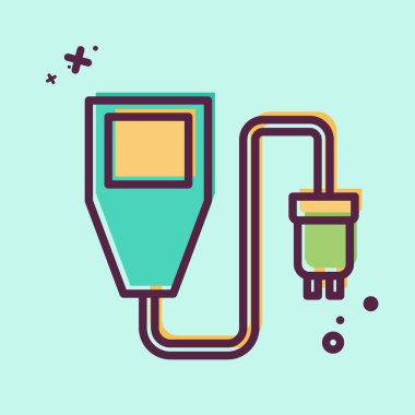 Simge Toprak Nemlendirici Sensörü. Sensörlerin sembolüyle ilgili. MBE tarzı. dizayn edilebilir