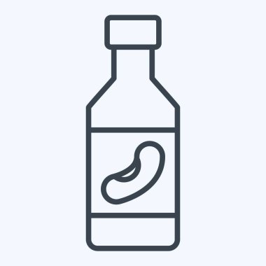 Simge Soya Sütü. Meşrubat sembolüyle ilgili. Sıra tarzı. dizayn edilebilir