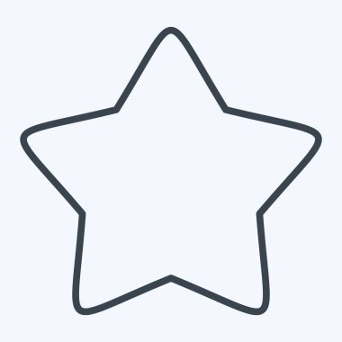 Simge Yıldızı Balığı. Hayvanlar sembolüyle ilgili. Sıra tarzı. dizayn edilebilir