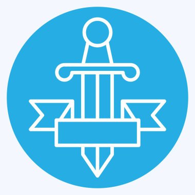 Simge Kılıcı Tatto. Dövme sembolüyle ilgili. Mavi gözlü. dizayn edilebilir