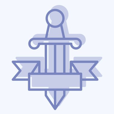 Simge Kılıcı Tatto. Dövme sembolüyle ilgili. İki ton stili. dizayn edilebilir