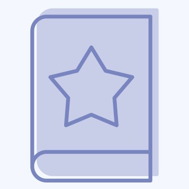 Simge Tatto Kitabı. Dövme sembolüyle ilgili. İki ton stili. dizayn edilebilir