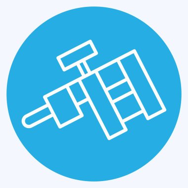 Simge Tatto Makinesi. Dövme sembolüyle ilgili. Mavi gözlü. dizayn edilebilir