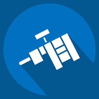 Simge Tatto Makinesi. Dövme sembolüyle ilgili. Uzun gölge tarzı. dizayn edilebilir