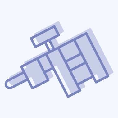 Simge Tatto Makinesi. Dövme sembolüyle ilgili. İki ton stili. dizayn edilebilir