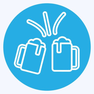 Simge tostu. Yeni yıl sembolüyle ilgili. Mavi gözlü. dizayn edilebilir