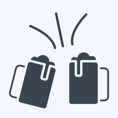 Simge tostu. Yeni yıl sembolüyle ilgili. Kabartma tarzı. dizayn edilebilir