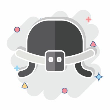 Simge Turtel. Hayvanlar sembolüyle ilgili. Çizgi roman. dizayn edilebilir