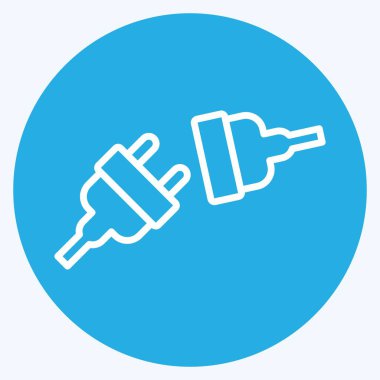 Simge Açma Aygıtları. Sera sembolüyle ilgili. Mavi gözlü. dizayn edilebilir