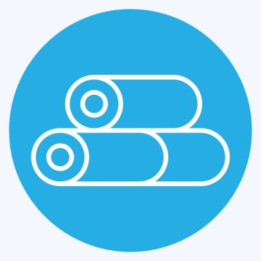 Simge ağacı. Doğal Kaynaklar sembolüyle ilgili. Mavi gözlü. dizayn edilebilir