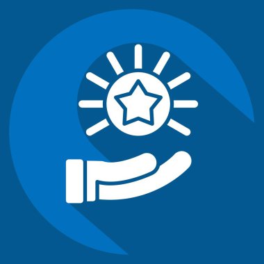 Simge Dilekleri. Yeni yıl sembolüyle ilgili. Uzun gölge tarzı. dizayn edilebilir