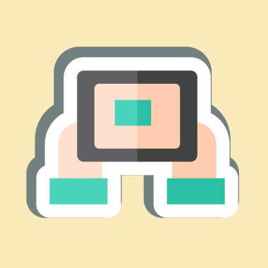 Etiketçi Ai Mağazası. Metaverse sembolüyle ilgili. dizayn edilebilir