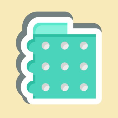 Çıkartma Kabarcık Paketi. Plastik Ürün sembolüyle ilgili. dizayn edilebilir