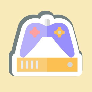 Çıkartma Oyunları. Metaverse sembolüyle ilgili. dizayn edilebilir