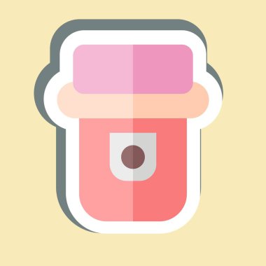 Çıkartma ısı dedektörü. Sensörlerin sembolüyle ilgili. dizayn edilebilir