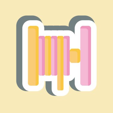 Etiket Bakır Kablo. Doğal Kaynaklar sembolüyle ilgili. dizayn edilebilir