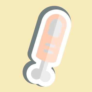 Çıkartma Parmak. Cadılar Bayramı sembolüyle ilgili. dizayn edilebilir