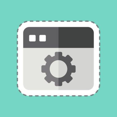 Çıkartma hattı yazılımı kesti. Yazdırma sembolüyle ilgili. dizayn edilebilir