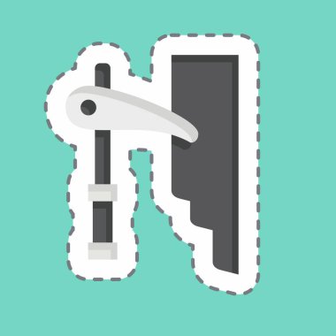 Çıkartma çizgisi Buz Kıracağı 'nı kesti. Macera sembolüyle ilgili. dizayn edilebilir