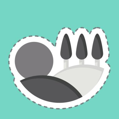 Çıkartma çizgisi Field 'ı kesti. Doğal Kaynaklar sembolüyle ilgili. dizayn edilebilir