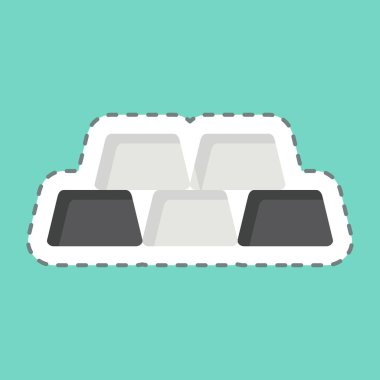 Çıkartma hattı Gold 'u kesti. Doğal Kaynaklar sembolüyle ilgili. dizayn edilebilir